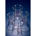 beakers, glass, low form, 2000 ml