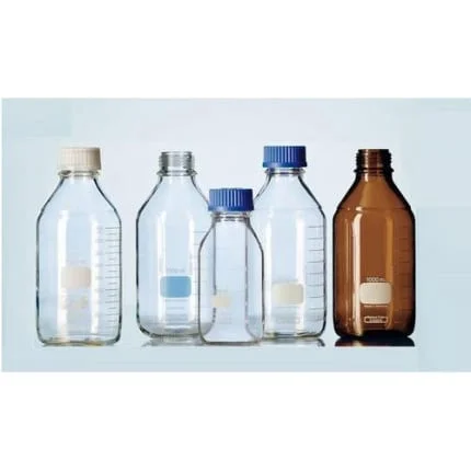 bottles, 50 ml, with blue screw cap