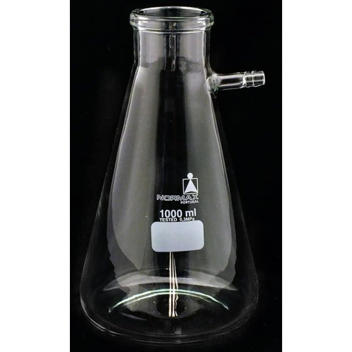 filter flasks, 250 ml, complete with rubber sleeve no. 3