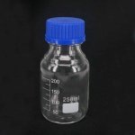 reagent bottle, 250 ml, blue screw cap