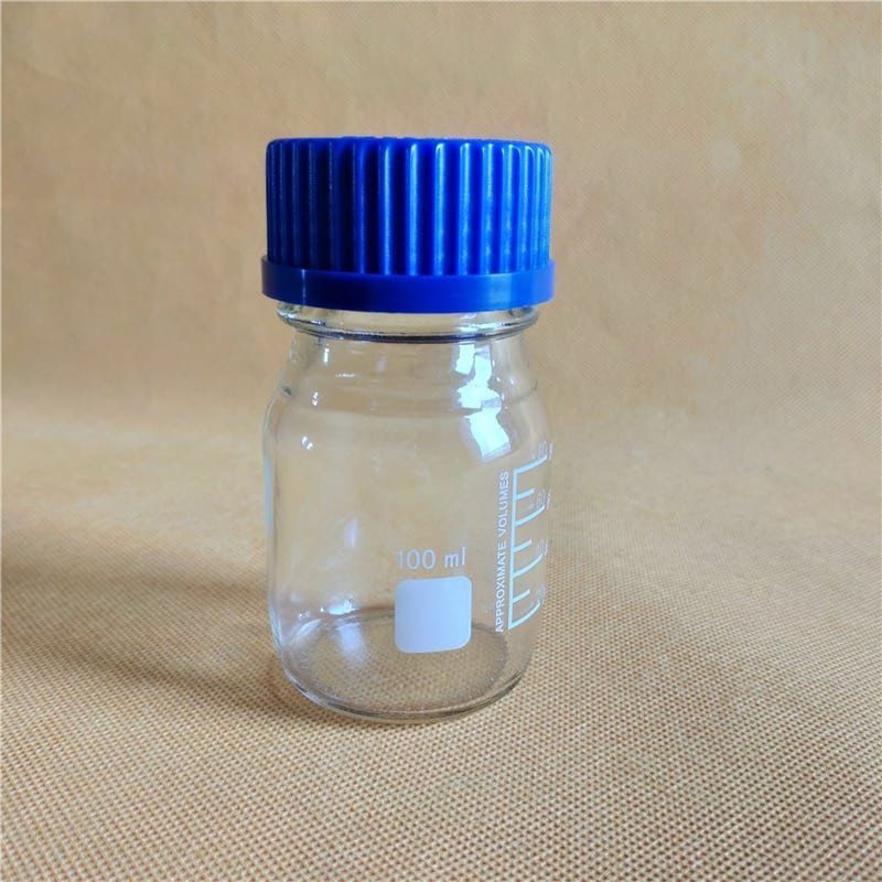 reagent bottles, 100ml, with blue screw cap reagent bottles, 100ml, with blue screw cap