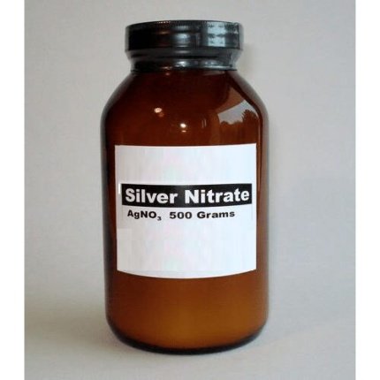 silver nitrate 99.9 pure  agno 3,  500g