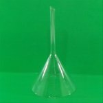 funnel, glass 150mm d, stemm 16mm