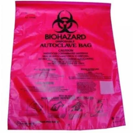 autoclavable bags 310 x 360mm, clear,  pack of 200