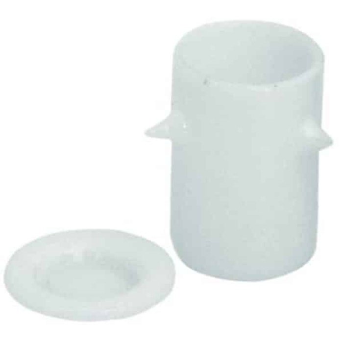 volatile crucibles with pips, 25 x 38mm