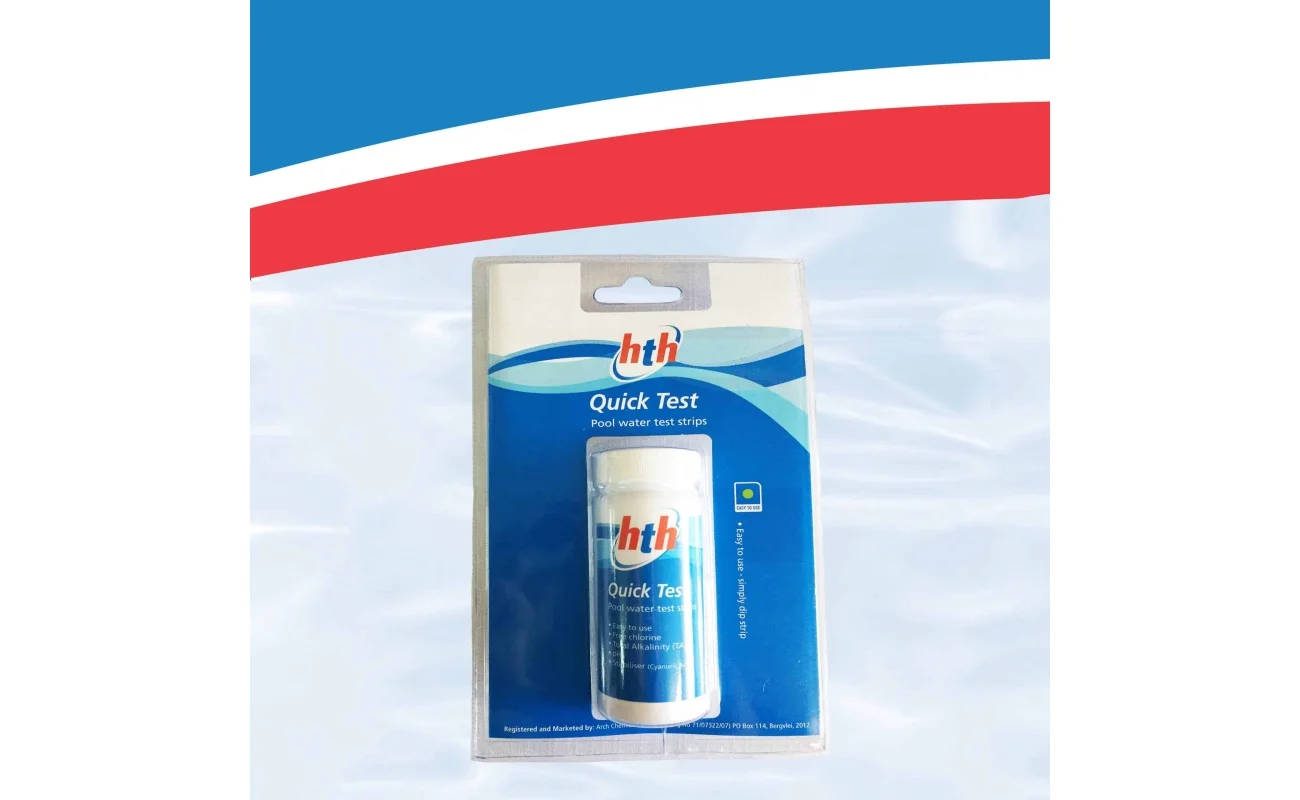 hth chlorine quick test strips