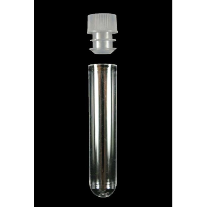 test tube, glass, with cap 24mm x150mm