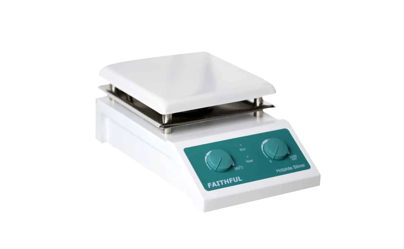 magnetic stirrer with hot plate, ceramic 190mm