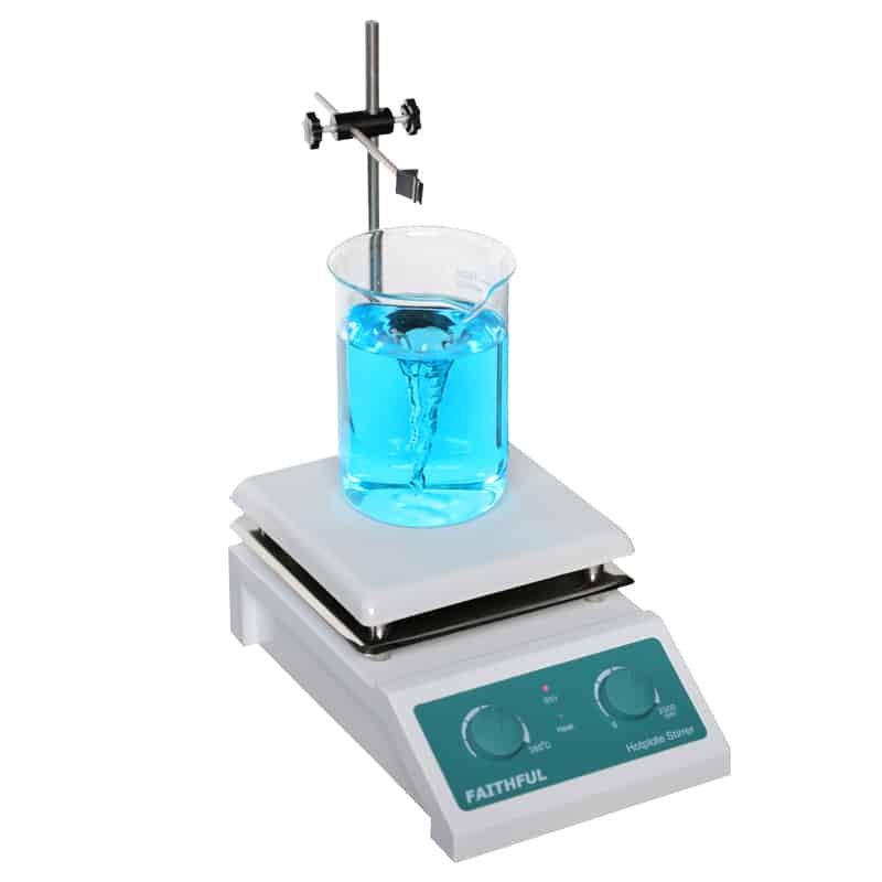 magnetic stirrer with hot plate, ceramic 190mm magnetic stirrer with hot plate, ceramic 190mm