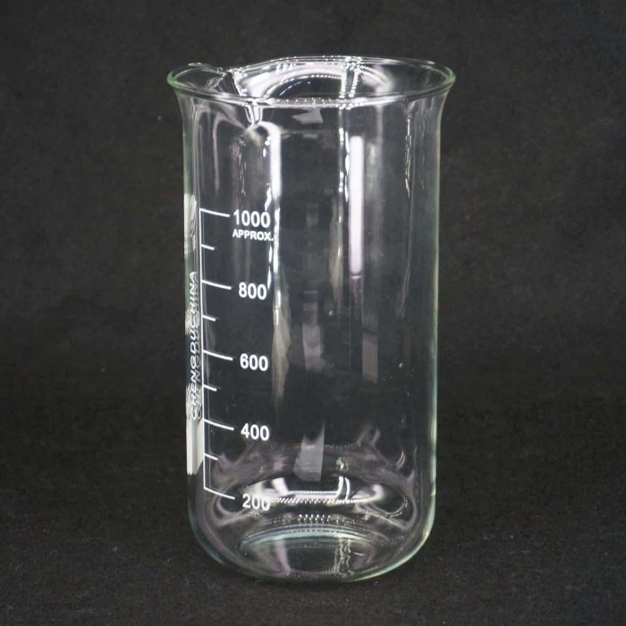 beakers, glass, tall form, 1000ml