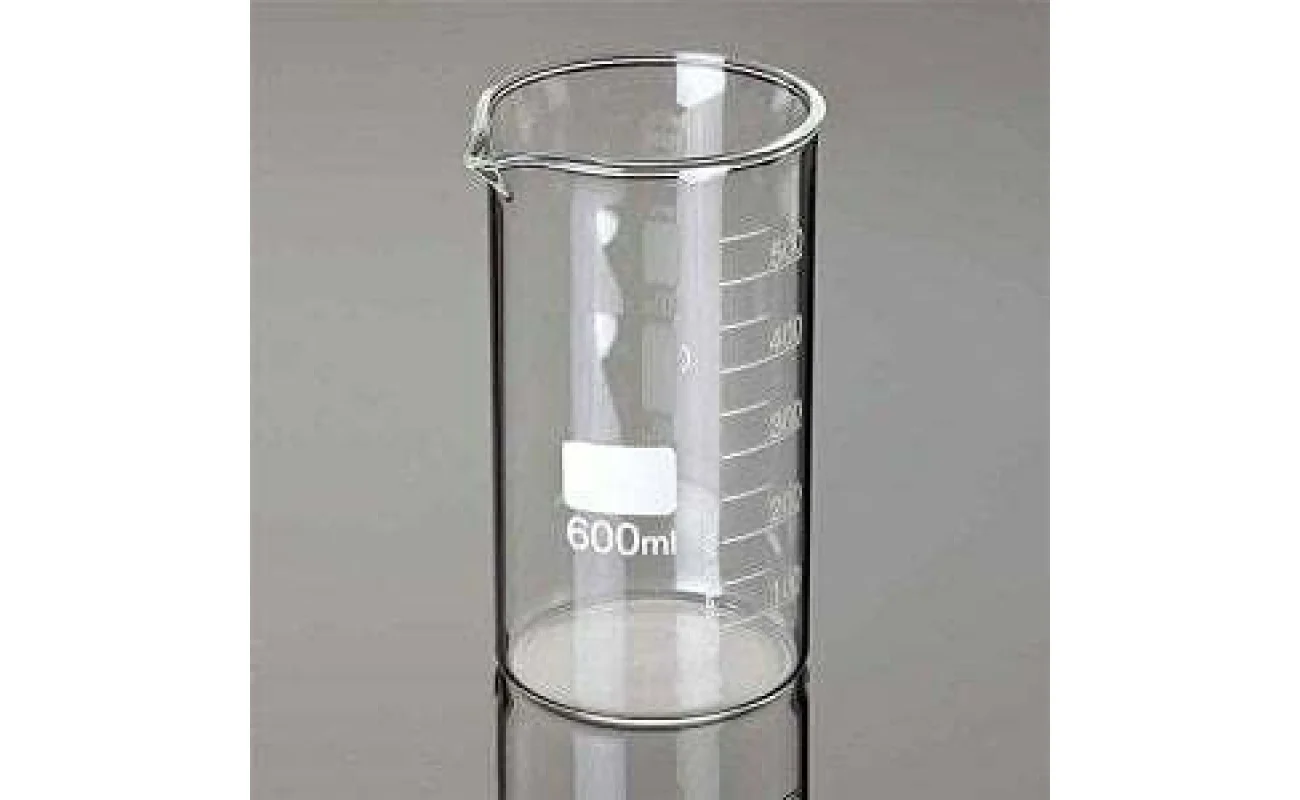 beakers, glass, tall form, 600ml